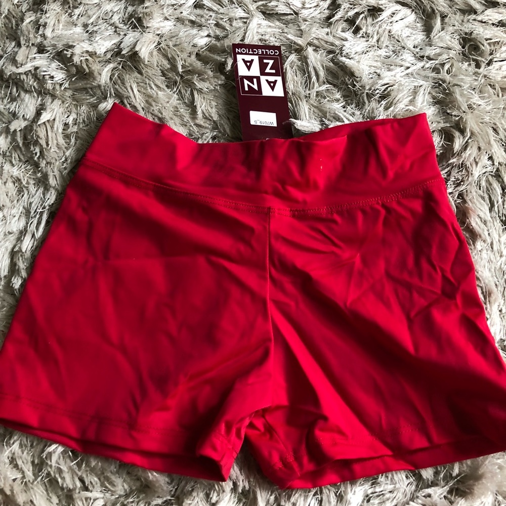 red spandex